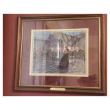 Framed historical art print By Mort Kï¿½nstler