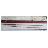 Vintage Shakespeare Wonder style wooden Rod