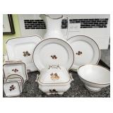 19pcs Vintage Tea Leaf Ironstone China collection
