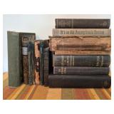 Lot of antique books
