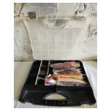 Tackle box w fishing supplies