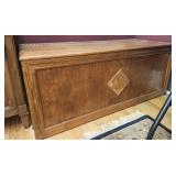 Wooden storage trunk