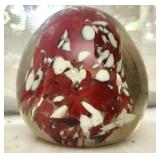 Art glass paperweight Murano style