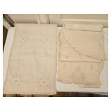 Vintage Round Linen & Vintage Table Runners