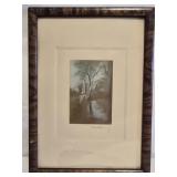 Framed painting signed by artist
