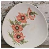 Signed Hand Painted Holland Floral Platter