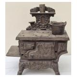 Miniature Salesman Sample Cresent Cast Iron Stove