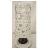 White ceramic lantern