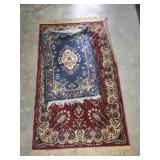 Lot of 2 vintage Rugs as is