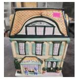Sweet Shop Ceramic Cookie Jar as is