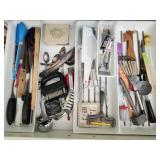 Estate lot of kitchen utensils