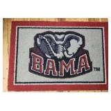 Alabama football floor rug