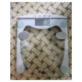 Glass bathroom scale