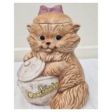 Ceramic Cat Cookie Jar