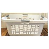 White Laundry Basket