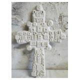 handcrafted ceramic decorative cross