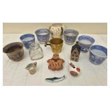 Lot of ceramic items and more AS IS