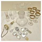 Big lot of beautiful glass & crystal items AS IS