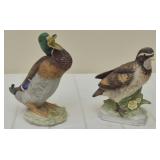G.Granget ceramic duck & Bob White figurines