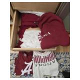 Estate lot of Alabama football apparel
