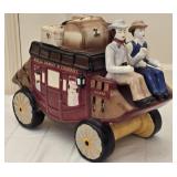 Ceramic 2011 Wells Fargo Wagon Cookie Jar