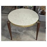 Decorative Mid Century Modern Round Side Table