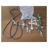 Estate lot of Cross jewelry