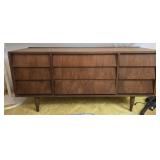 Mid Century Modern 9 Drawer dresser