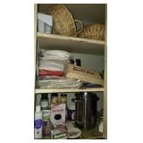 Cabinet Lot of Misc Vintage Kitchen Items