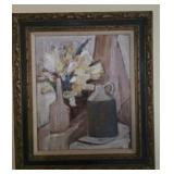 Framed painting by Eve Perry
