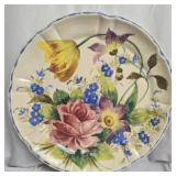 Large floral platter