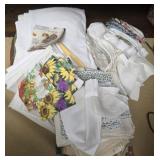 Estate lot of linens