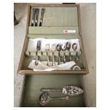 Vintage Case of Silver plated flatware