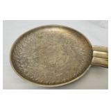 vintage mid century brass ashtray