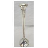Sterling silver weighted trumpet bud vase