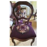 Embroidered chair