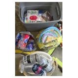 Tote FULL of Party Supplies Plates Cups Forks Etc