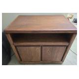 Small wood entertainment center UPSTAIRS