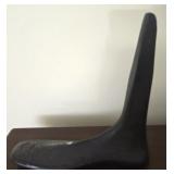 Vintage cast iron shoe horn