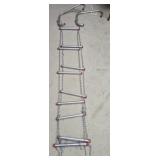 10ft long aluminum hanging fire escape ladder