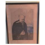 Leon Richeton Late 19th Century Etching Worrited