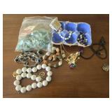 Estate lot of necklaces and more