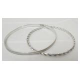 2 sterling silver bangles 20 g