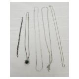 5 sterling silver reckless SOME have stones 26 g