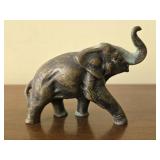 Brass elephant decor
