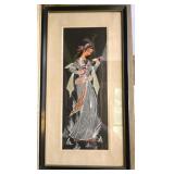 Framed art signed by the artist