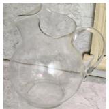Vintage Blown Glass Drink Pitcher