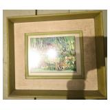 Framed painting