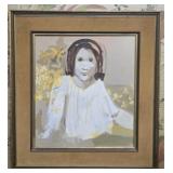 SIGNED Clark Walker 1967 Tallulah Painting