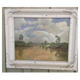 Framed Art on board
